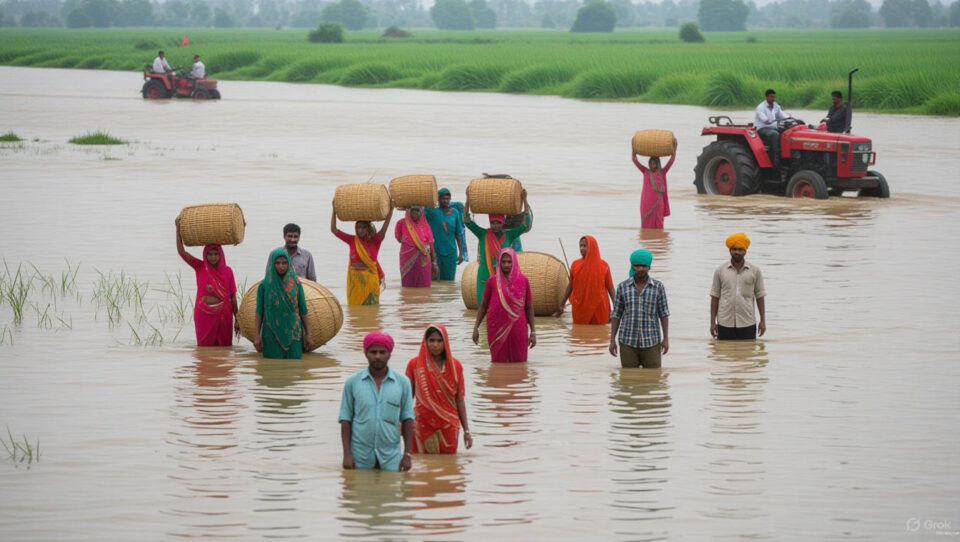 महाराष्ट्र के बाढ़ प्रभावित किसान