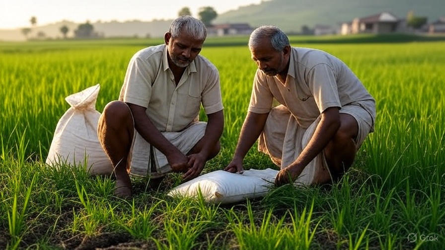 farmers with fertilizer