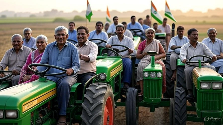 किसान ट्रैक्टर मार्च