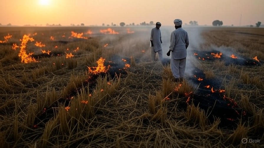 पराली जलाने की घटनाओं में वृद्धि