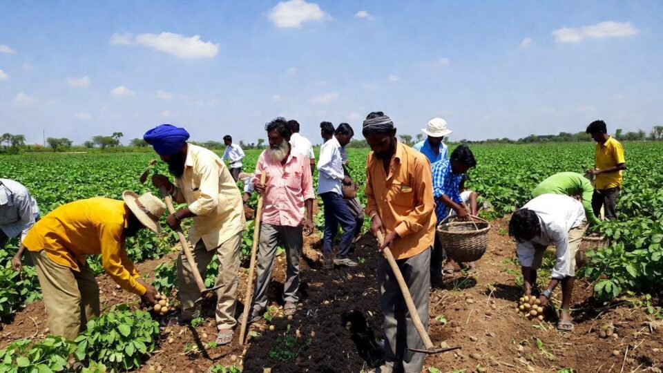 Potato production in 75 years