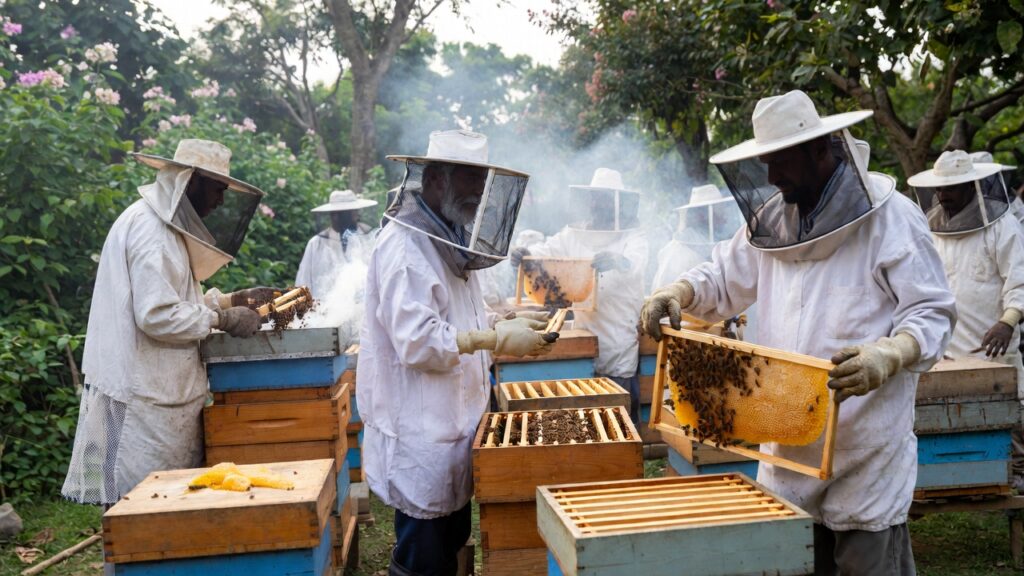 Honey production in Bihar