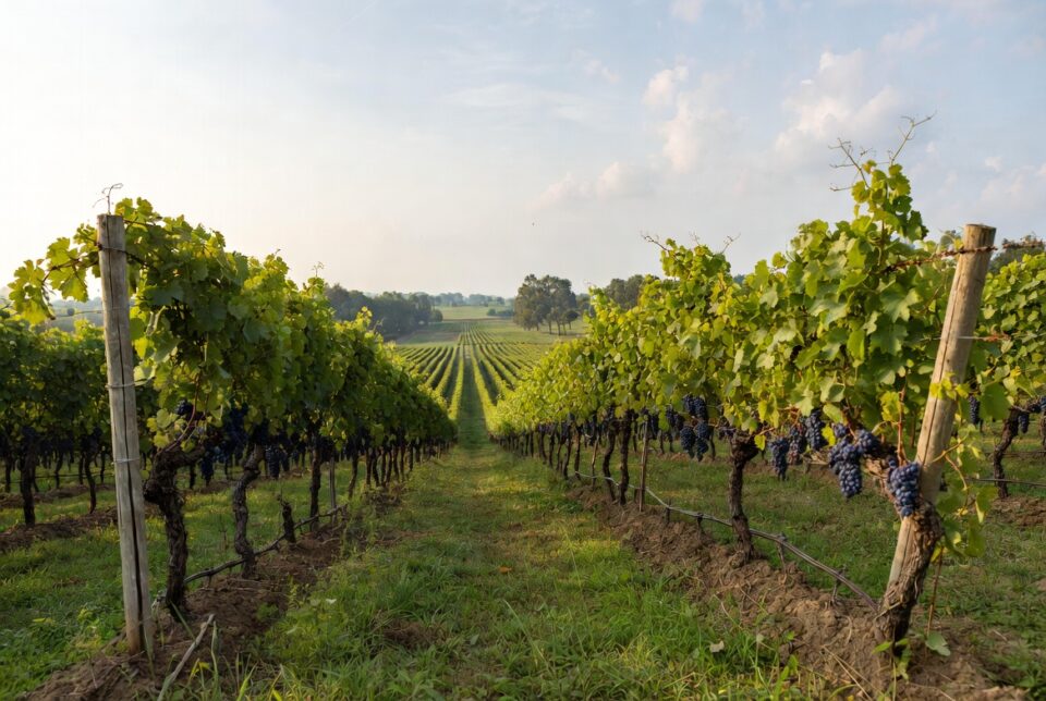 Grape Cluster Development in Nashik