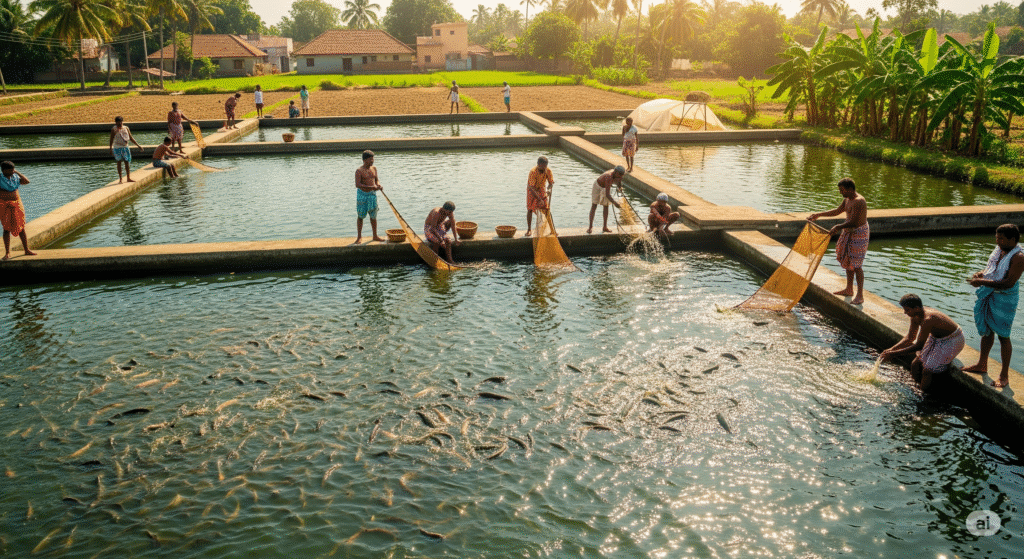 Fish production in Maharashtra