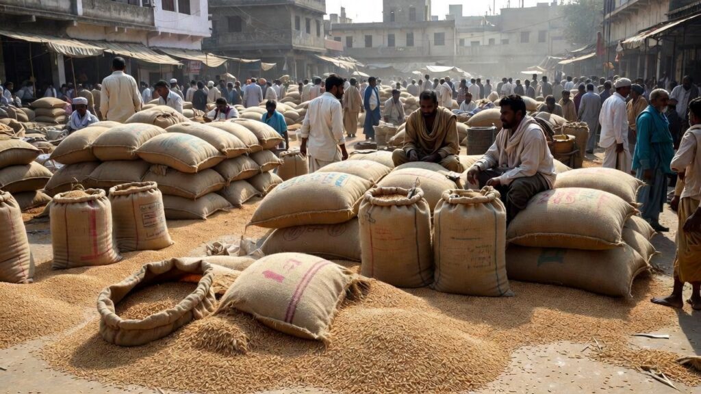 Wheat procurement in Madhya Pradesh