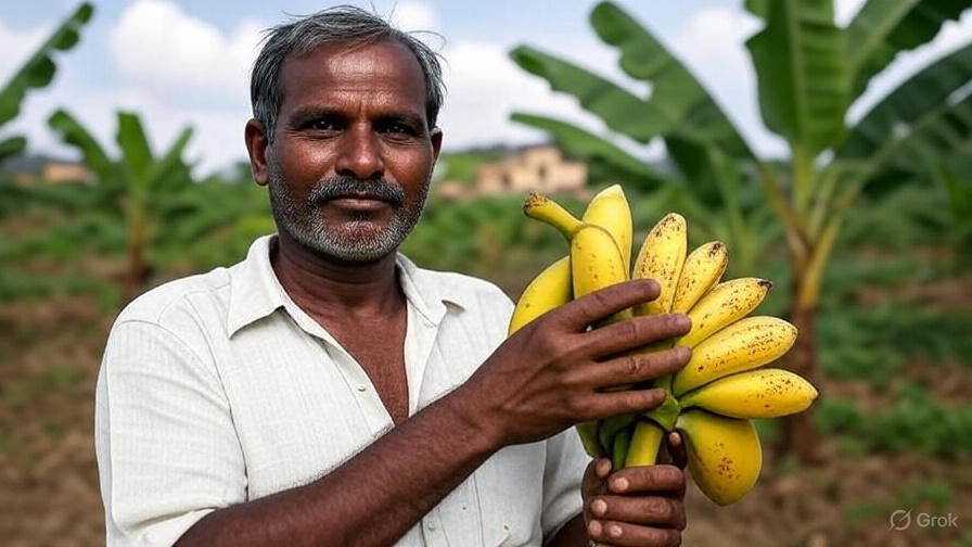 Jalgaon banana farmer
