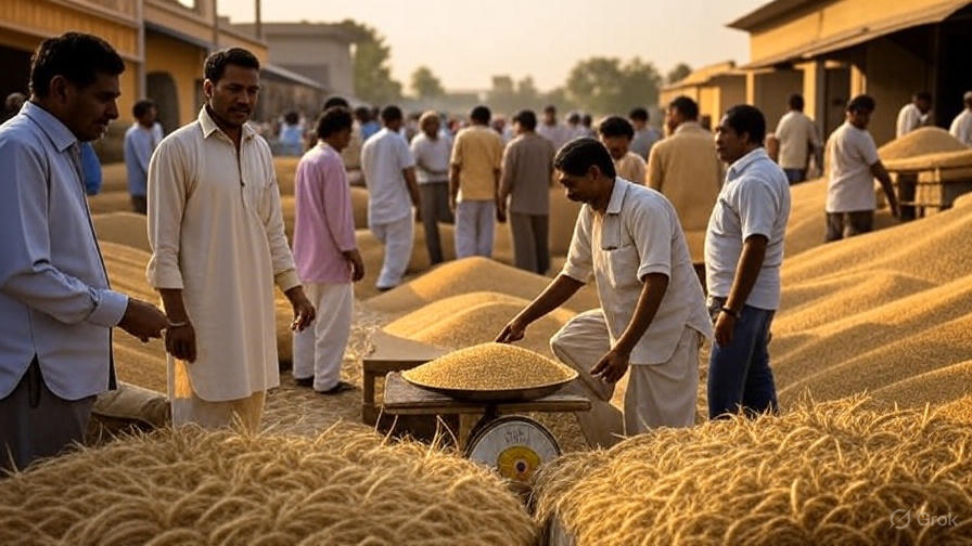 Procurement of wheat and mustard