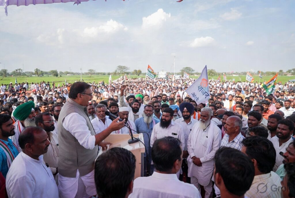 Sugarcane control farmers protest meerut