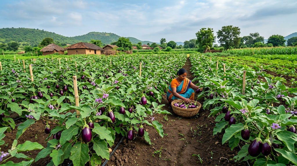 Major Diseases of Brinjal and Preventive Measures