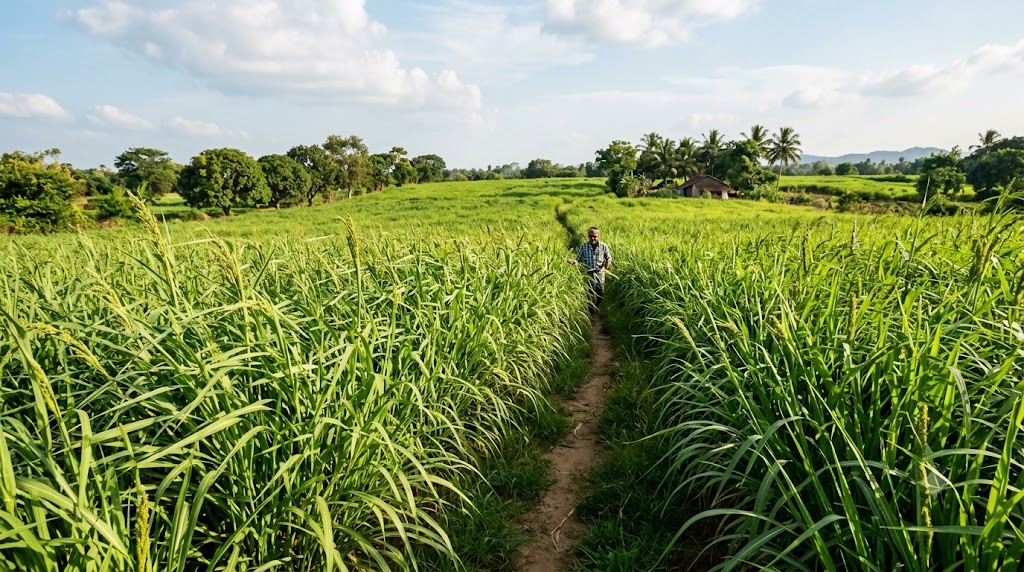 Guinea grass cultivation will provide nutritious fodder to animals