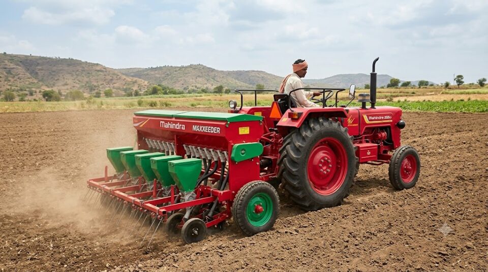 Mahindra Max Seeder will sow wheat in the stubble